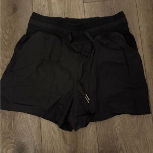 Black Athletic Lulu Shorts